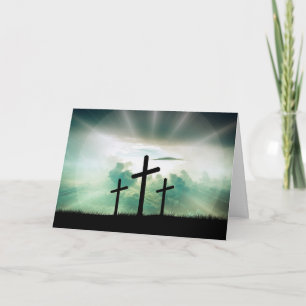 Festividades Cartão de Páscoa Religioso Personalizado