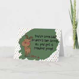 Festividades Cartão de Poop de Rebelde Natal Engraçado