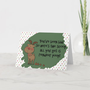 Festividades Cartão de Poop de Rebelde Natal Engraçado