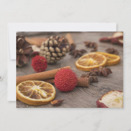 Festividades Cartão de Potpourri de Natal Personalizado
