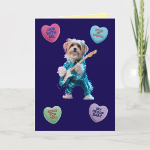 Festividades Cartão de São Valentim do Maltês Rocker
