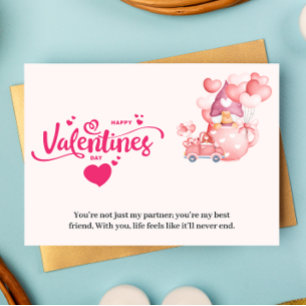 Festividades Cartão de São Valentim Rosa