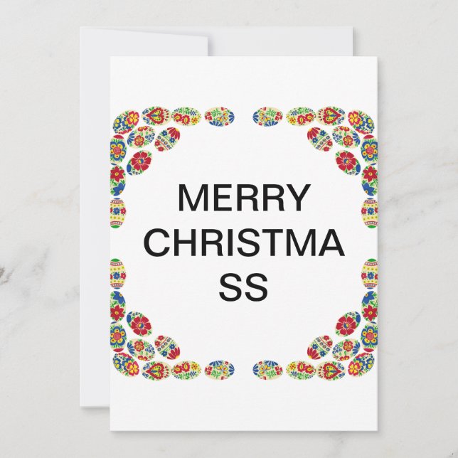 Festividades cartão de saudação (Frente)