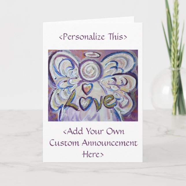 Festividades Cartão de Saudação Anjo de Amor (Frente)