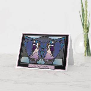 Festividades Cartão de saudação Ballroom Dancers