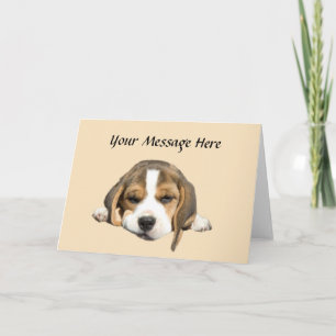 Festividades Cartão de saudação Beagle
