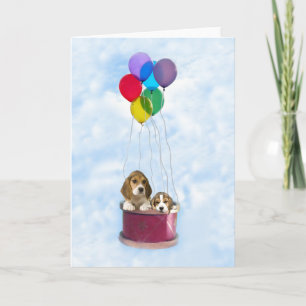 Festividades Cartão de Saudação Beagles