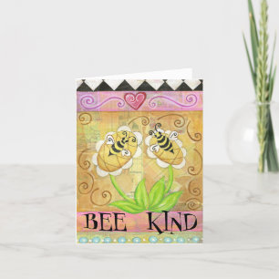 Festividades Cartão de Saudação Bee Kind