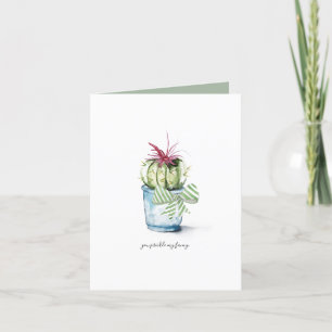 Festividades Cartão De Saudação Cactus Para O Aniversário Do Pã