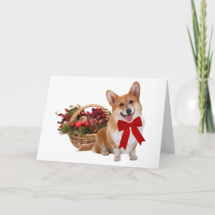 Festividades Cartão de Saudação "Christmas Corgi"