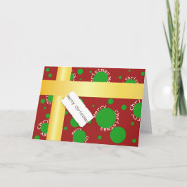 Festividades Cartão de Saudação Christmaspackage