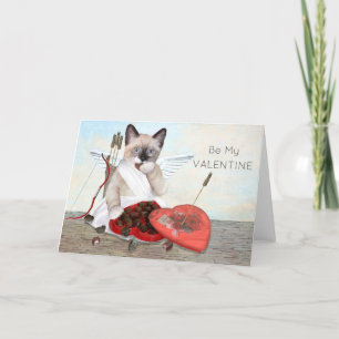 Festividades Cartão de Saudação Cupid Kitten