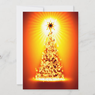 Festividades Cartão de saudação da árvore de Natal