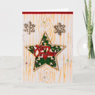 Festividades Cartão de Saudação da Estrela de Natal