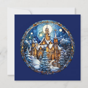 Festividades Cartão de Saudação da Igreja de Natal