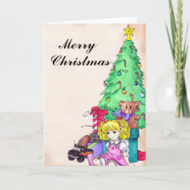 Festividades Cartão de Saudação da Manhã de Natal