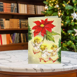 Festividades Cartão de Saudação Dançarino Anjos Bebês