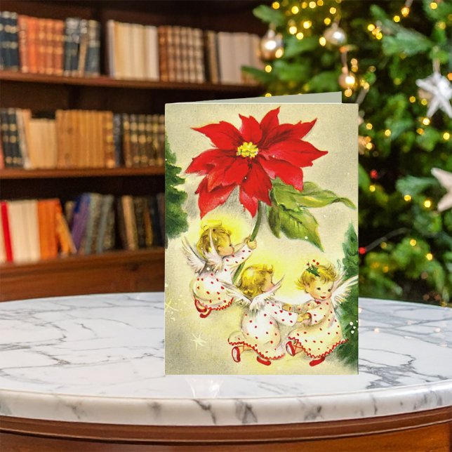 Festividades Cartão de Saudação Dançarino Anjos Bebês (Criador carregado)