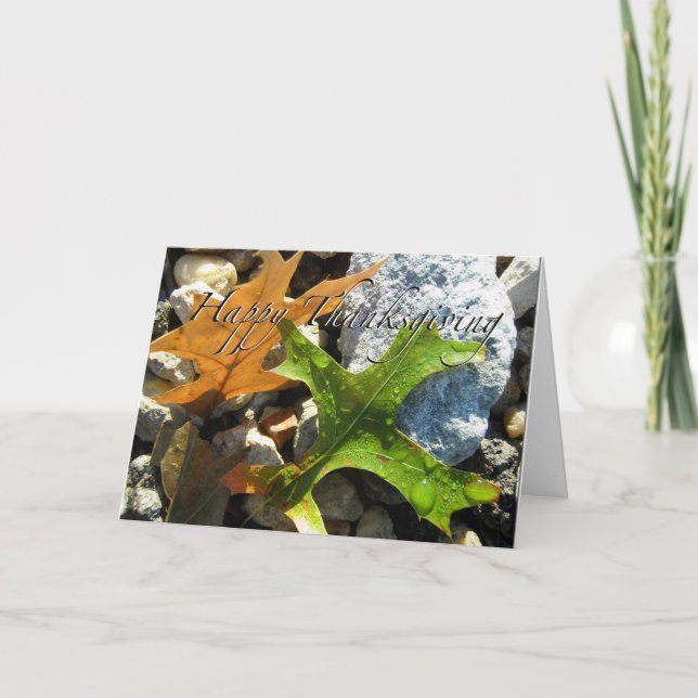 Festividades Cartão de Saudação de Ação de Graças (Frente)