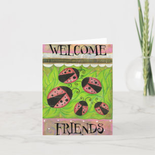 Festividades Cartão de Saudação de Amigos de Boas-Vindas