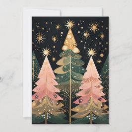 Festividades Cartão de Saudação de Árvore de Natal Festivo