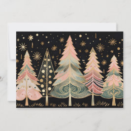 Festividades Cartão de Saudação de Árvore de Natal Festivo