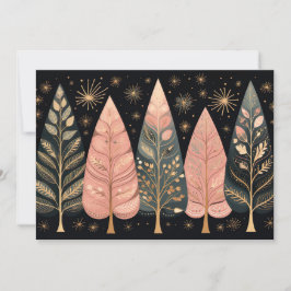 Festividades Cartão de Saudação de Árvore de Natal Festivo