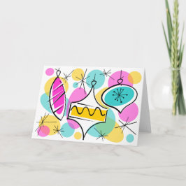 Festividades Cartão de saudação de Árvore Retroativa