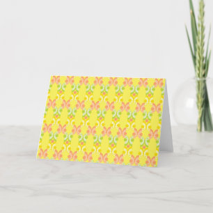 Festividades Cartão de Saudação de Citrus Retro
