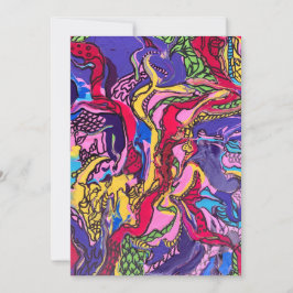 Festividades Cartão de saudação de Design da "Febre Selva"