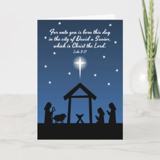 Festividades Cartão de Saudação de Escritura de Natal
