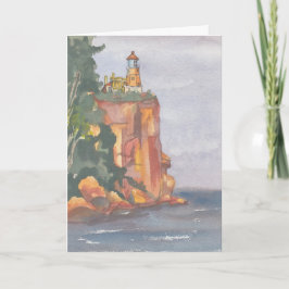 Festividades Cartão de Saudação de Esquema "Cliff Oceânico"