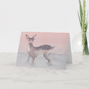 Festividades Cartão de Saudação de Esquema "Deer"