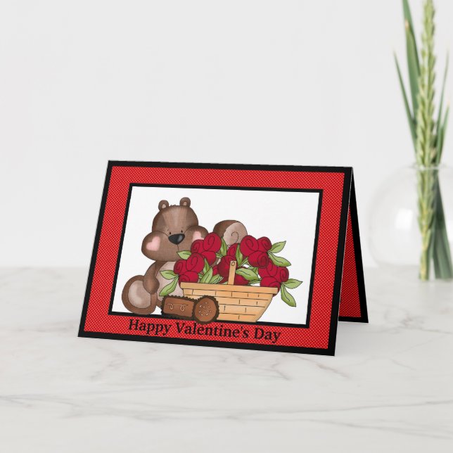 Festividades Cartão de Saudação de Esquilo dia de os namorados (Frente)