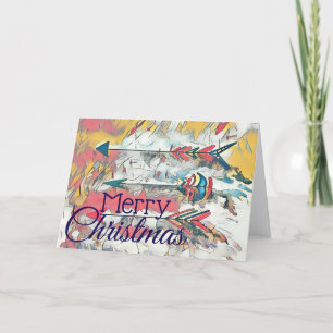 Festividades Cartão de Saudação de Feliz Natal Personalizado