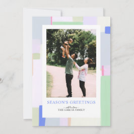 Festividades Cartão de Saudação de Feriado de Natal de Arte Col