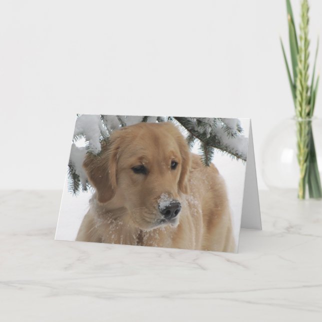 Festividades Cartão de saudação de feriados felizes do ouro (Frente)