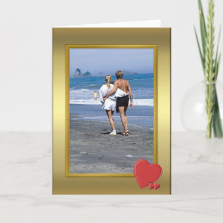 Festividades Cartão de Saudação de Foto de Amor