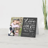 Cartão de Saudação de Foto Feriado de Amor