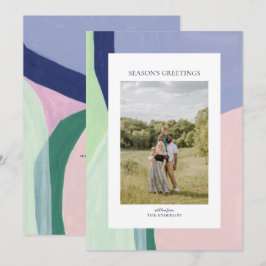 Festividades Cartão de Saudação de Foto Feriado de Natal