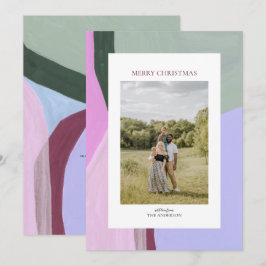 Festividades Cartão de Saudação de Foto Feriado de Natal