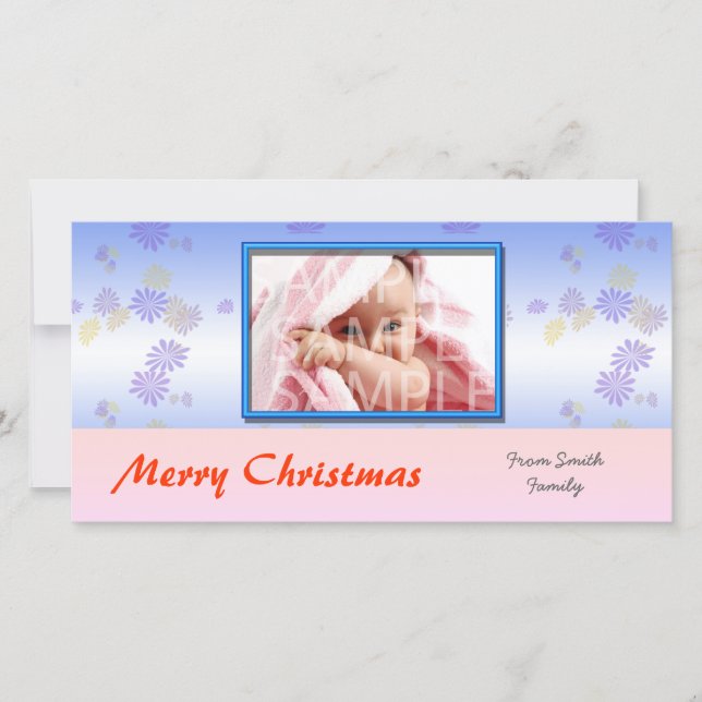 Festividades Cartão de saudação de fotos de feriado feliz (Frente)