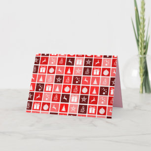 Festividades cartão de saudação de horário de natal