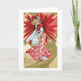 Festividades Cartão de Saudação de Imagem do natal vintage