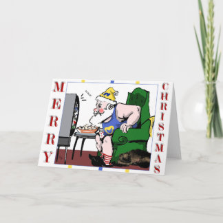 Festividades Cartão de Saudação de Jogo para papais noeis