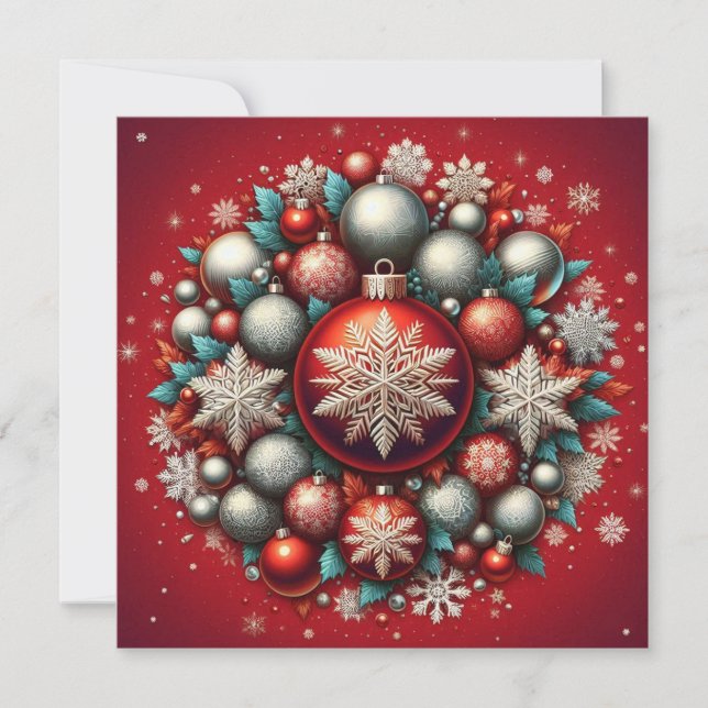 Festividades Cartão de saudação de Natal! (Frente)