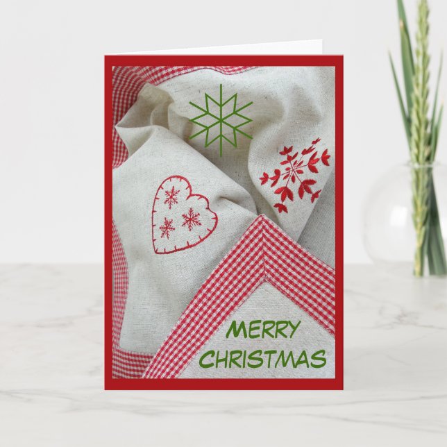 Festividades cartão de saudação de natal alegre (Frente)