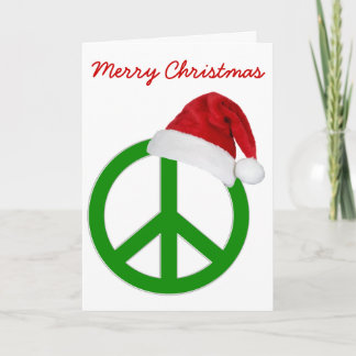 Festividades Cartão de Saudação de Natal de Hippy com Hippy Per