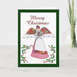 Festividades Cartão de Saudação de Natal do Angel Country