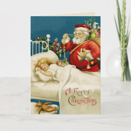 Festividades Cartão de Saudação de Natal do Papai Noel